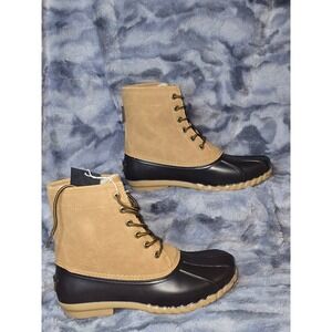 NWT JBU BY Jambu Mens Waterproof Maine Round Toe Lace-Up Duck Boots size‎ 9